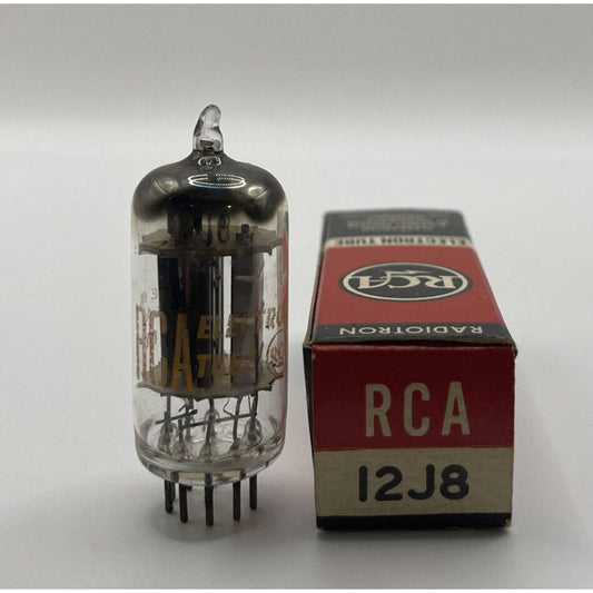 RCA 12J8 Vacuum Electron Tube NOS - Ampflifer Radio Valve