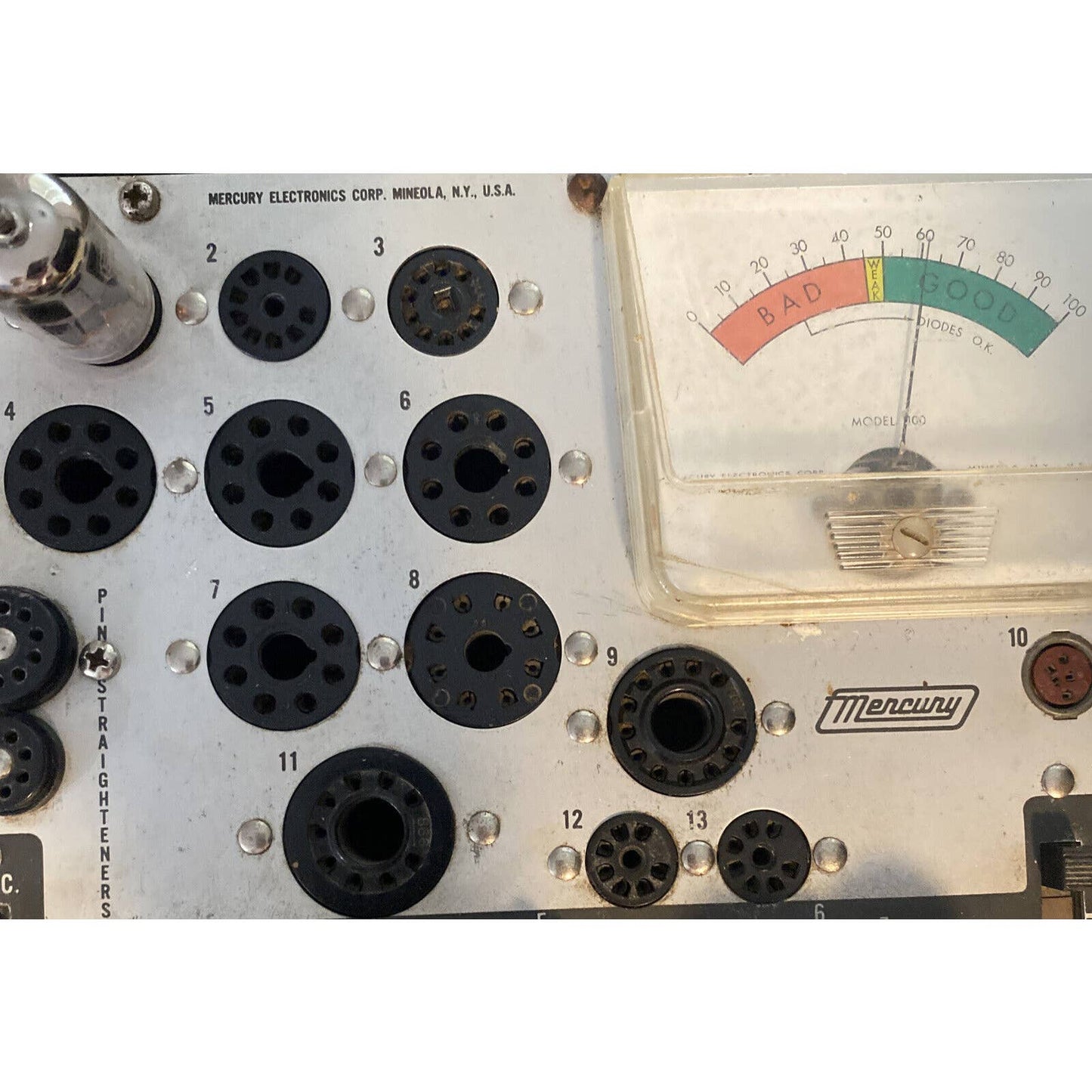 RCA 5814WA Black Plates AUDIO AMPLIFIER VACUUM TUBE Tested With Photos!