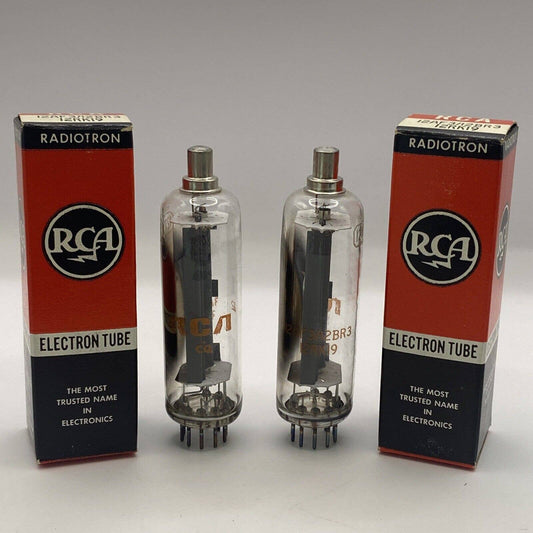 2 - RCA 12AF3/12BR3/12RK19 Damper Flyback Diode TV Valves - Tested W Photos NOS