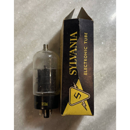 Sylvania 12CU6 Beam Power TV Amplifier Valve TESTED - GUARANTEED!