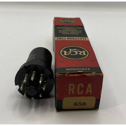 Vintage RCA Electron/ Vacuum Tube 6K8 w/ Box TESTED With Photos!