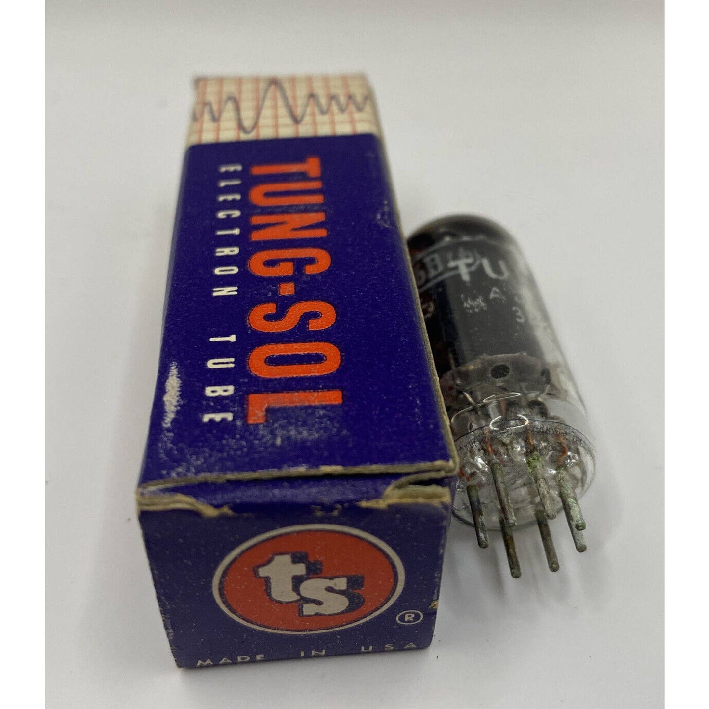 Vintage Tung-Sol Electron/ Vacuum Tube 6BY6 w/ Box TESTED With Photos!