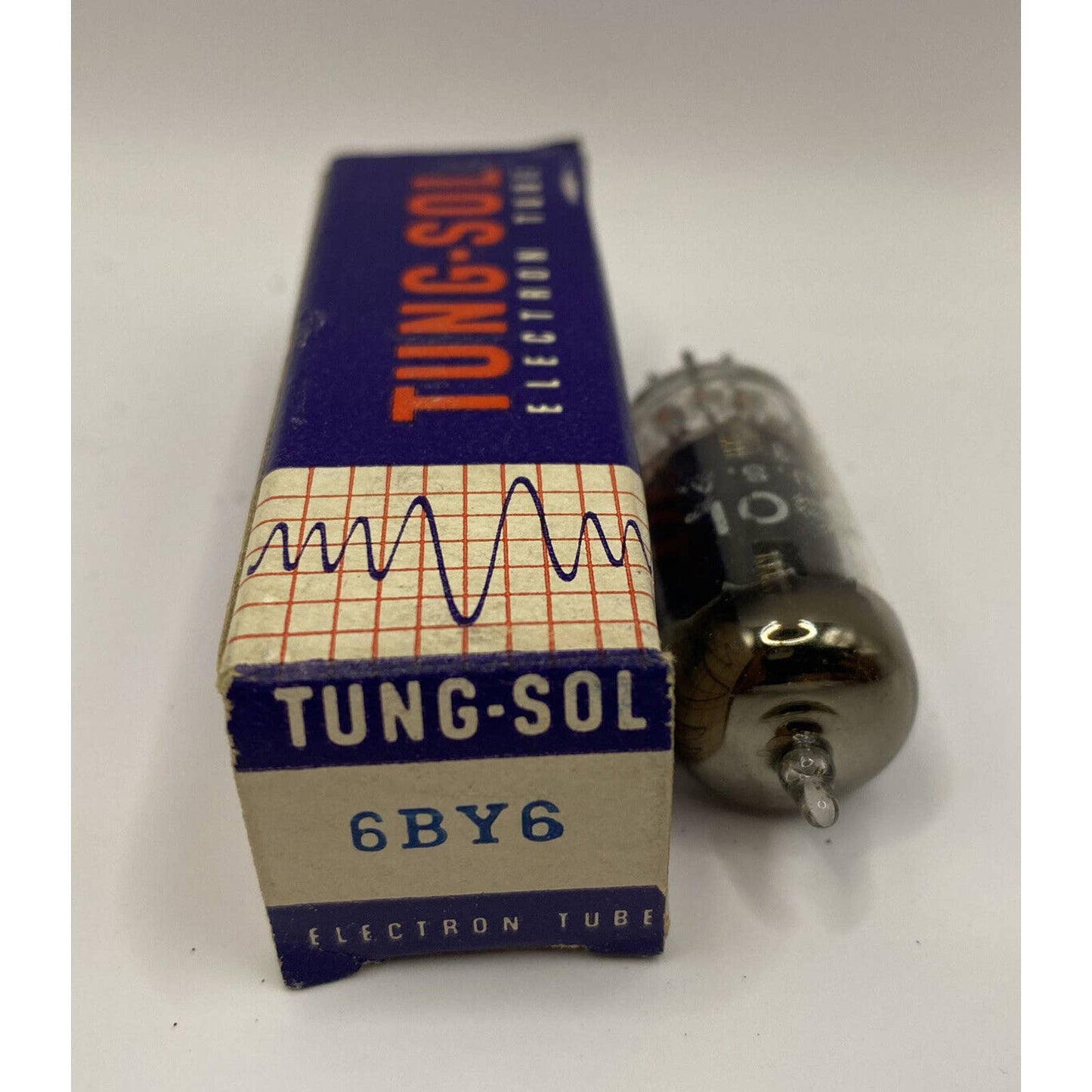 Vintage Tung-Sol Electron/ Vacuum Tube 6BY6 w/ Box TESTED With Photos!