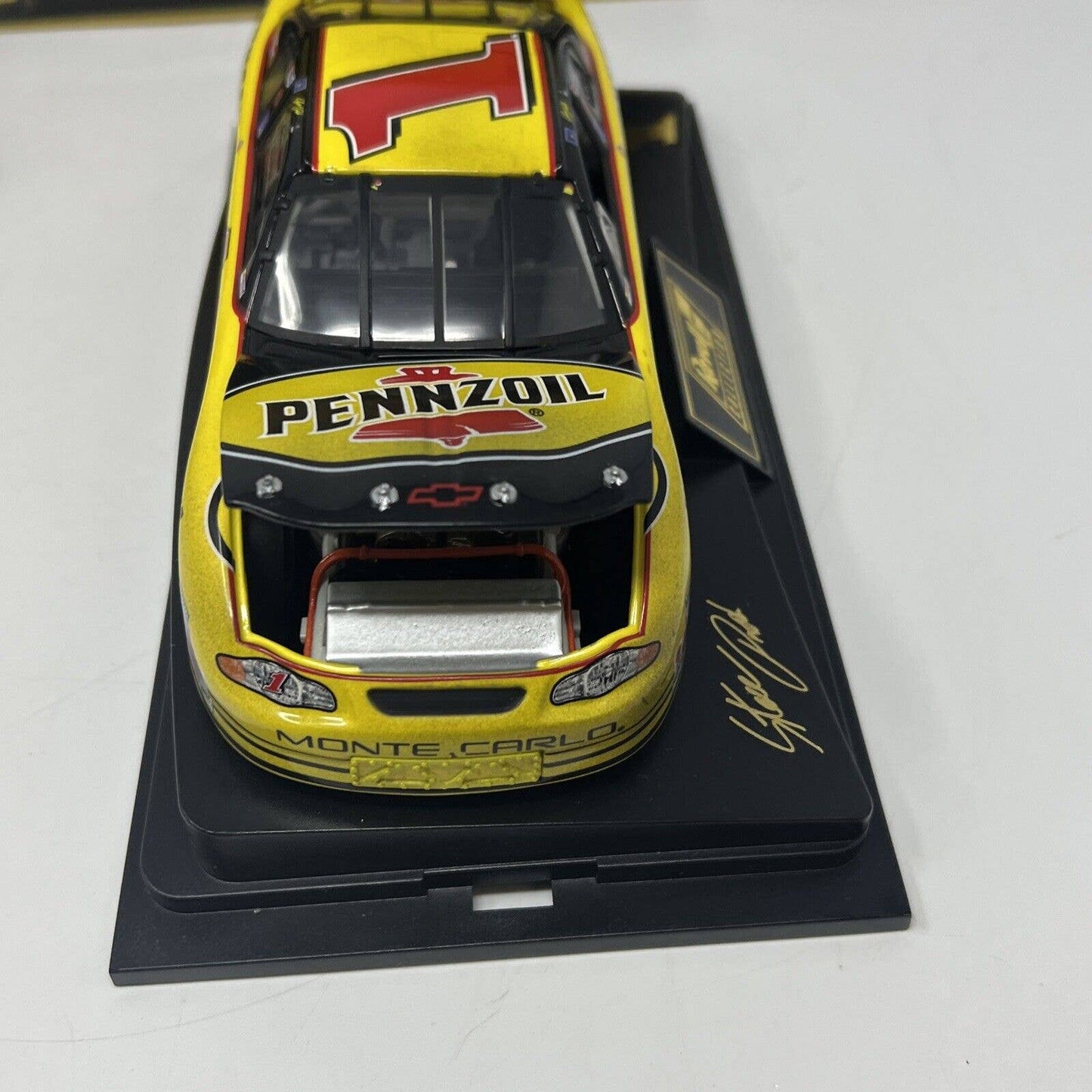 Revell Diecast Steve Park Pennzoil 2001 Monte Carlo In Box With COA 1 of 12.996