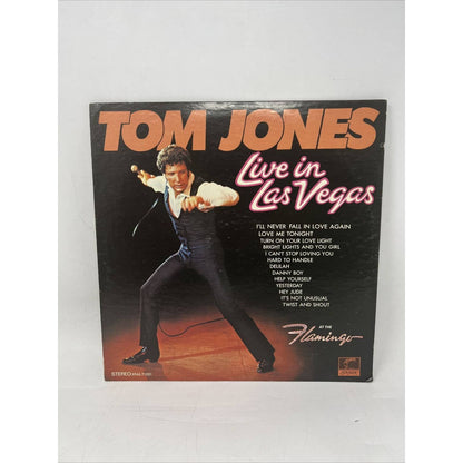 Tom Jones Live In Las Vegas At The Flamingo 1969 XPAS-71031 Vinyl 12'' Record