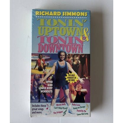 Richard Simmons Tonin Uptown And Tonin Downtown VHS