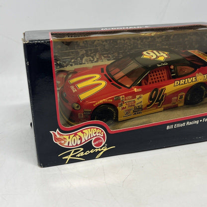 1999 Hot Wheels Mattel Racing Bill Elliott #94 NASCAR 1:24 McDonalds Ford Taurus