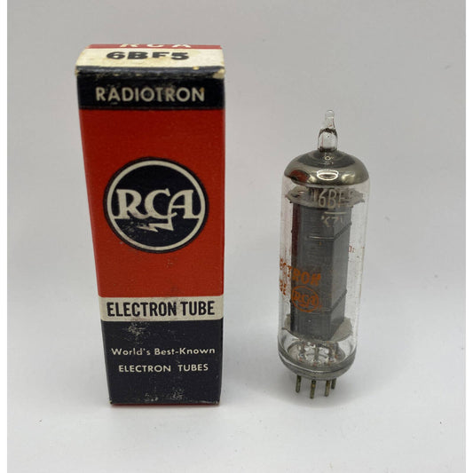 Vintage RCA Electron/ Vacuum Tube 6BF5 w/ Box TESTED With Photos!