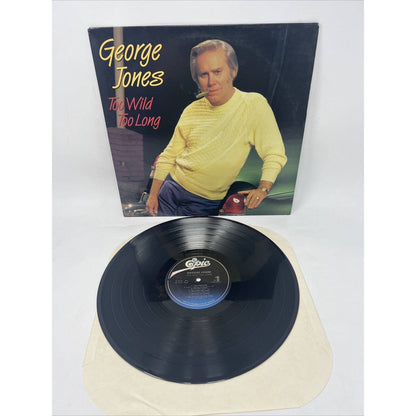 George Jones Too Wild Too Long 1987 Epic Records 40781 Vinyl Record 1980s Album