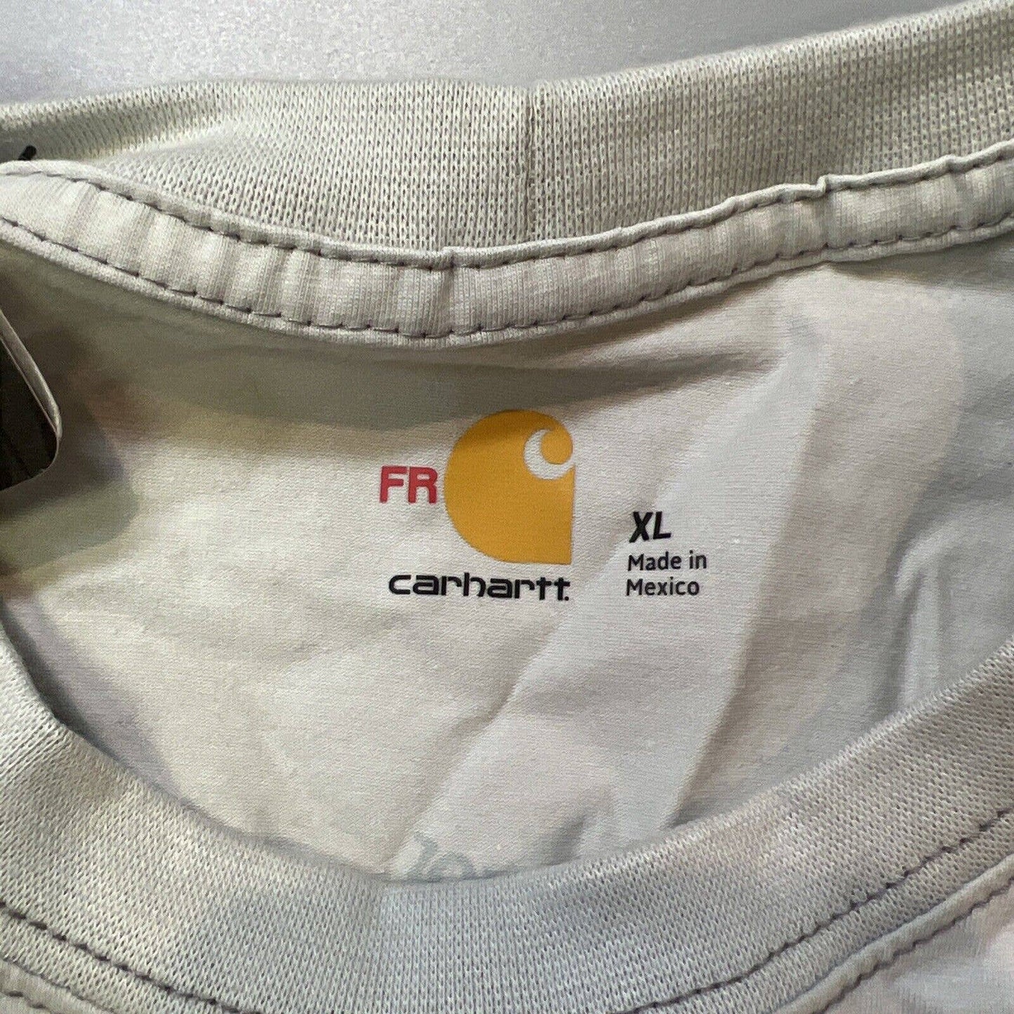 Carhartt FR Shirt Mens XL Gray Force Flame Resistant Rare Custom Work Short