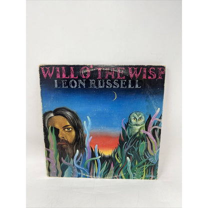 Leon Russell Will O' The Wisp Vinyl LP 1975 Shelter Records SR-2138 Rock & Roll