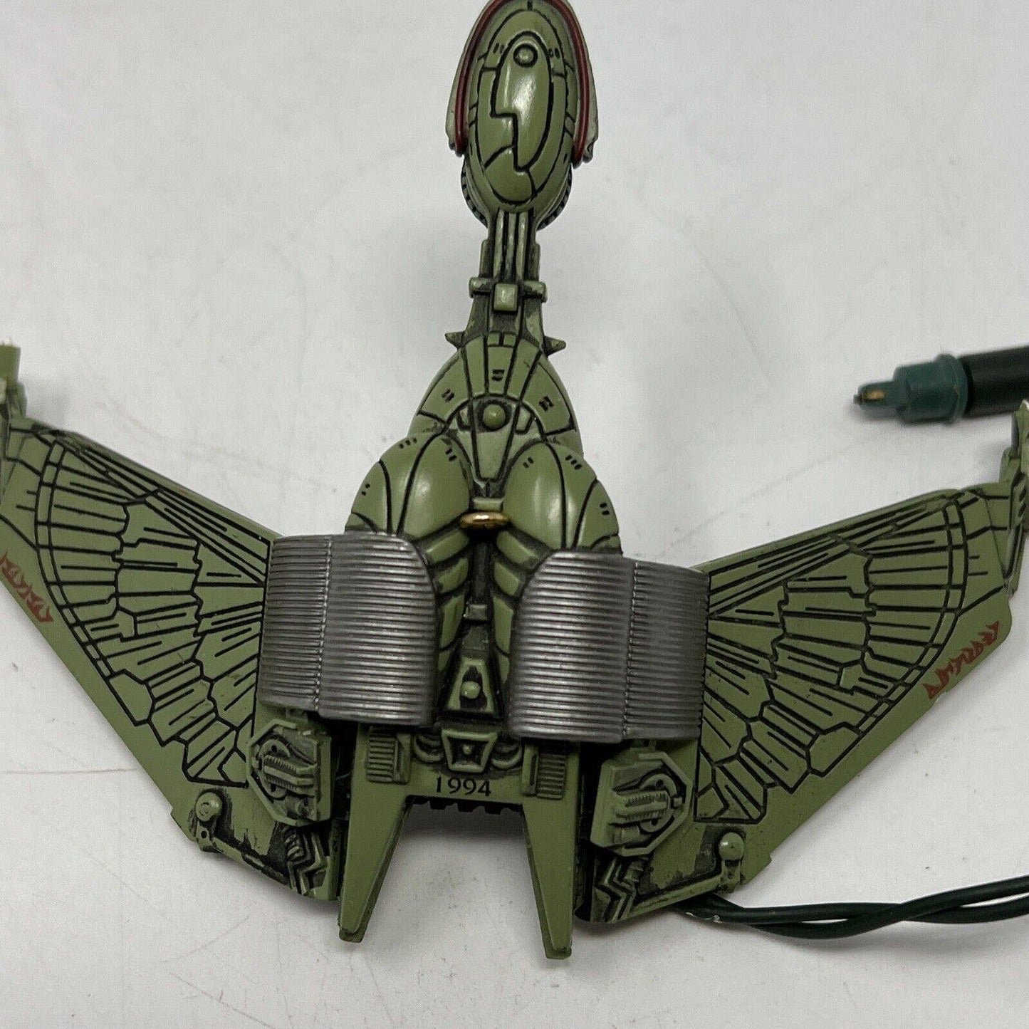 Hallmark Magic Ornament Klingon Bird Of Prey Star Trek Next Generation 1997