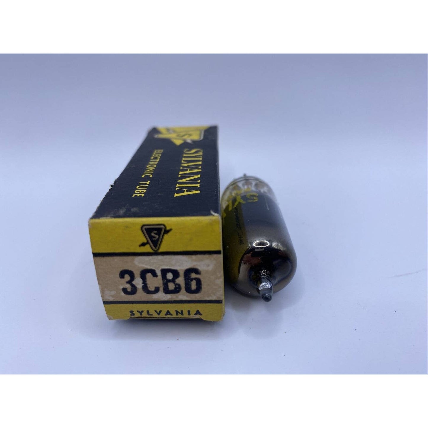 Vintage Sylvania Electron/ Vacuum Tube 3CB6 w/ Box TESTED With Photos!