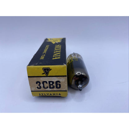Vintage Sylvania Electron/ Vacuum Tube 3CB6 w/ Box TESTED With Photos!