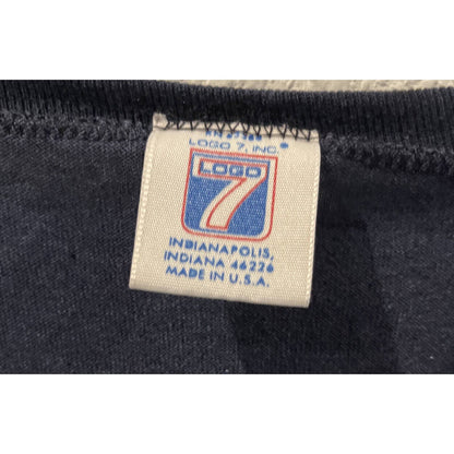 Vintage Rare 90s NFL GTE Telecommunication Consultant Navy Football Shirt Logo 7