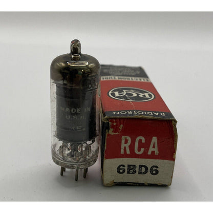 RCA VACUUM ELECTRON Radio Vacuum TUBE 6BD6 NOS NEW