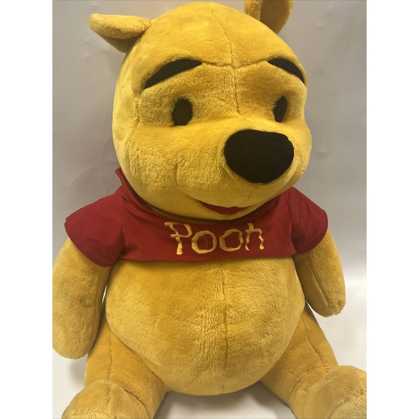 Vintage Mattel Winnie The Pooh Plush Figure Disney JUMBO 24” Stuffed Animal Toy