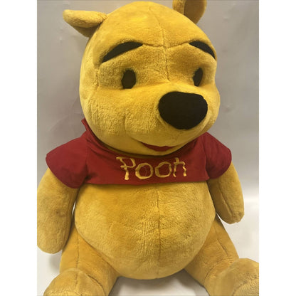 Vintage Mattel Winnie The Pooh Plush Figure Disney JUMBO 24” Stuffed Animal Toy
