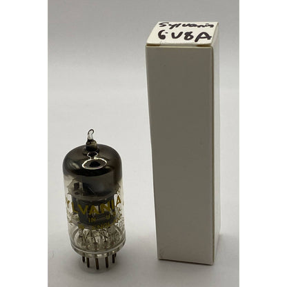 SYLVANIA 6U8A 6AX8 6KD8 Vacuum Tube Amp Valve made in england - Tested W Photos!