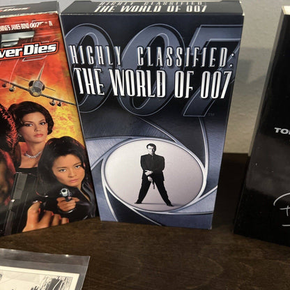 Vintage 007 Tomorrow Never Dies Limited Edition VHS Box Complete Set