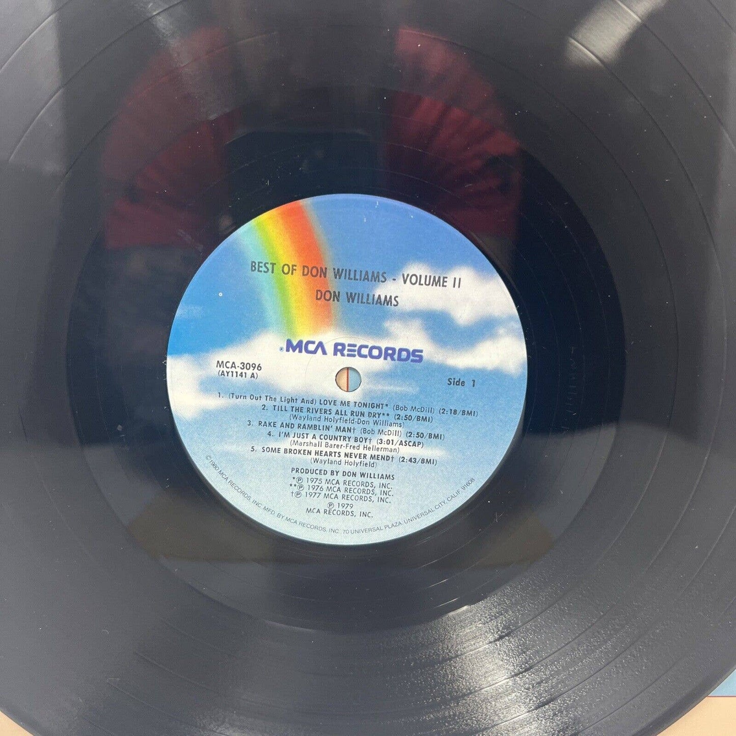 The Best of DON WILLIAMS Volume ll MCA3096 Record 1979 Vinyl 70s Album 1st Press