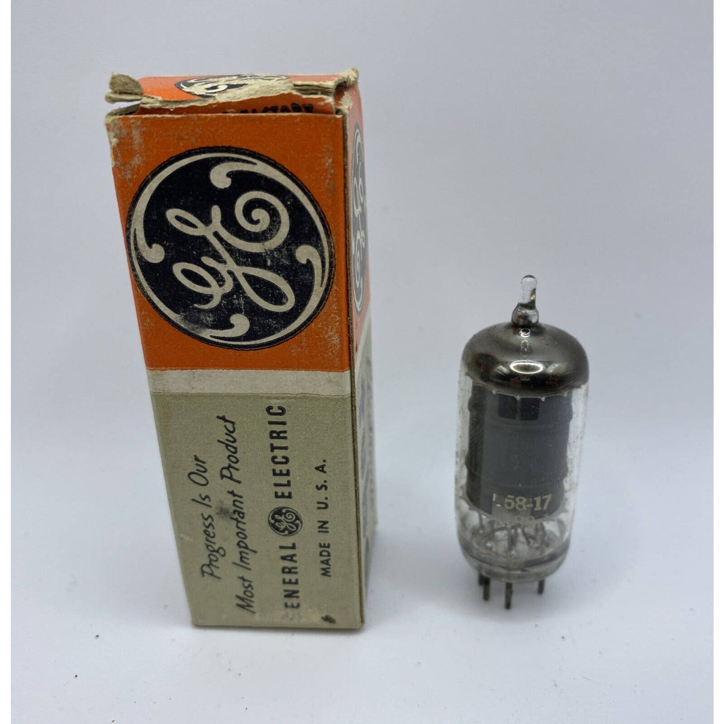 Vintage GE Electron/ Vacuum Tube 6DT6 w/ Box TESTED With Photos!