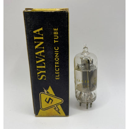 Vintage Sylvania Electron/ Vacuum Tube 6AQ6 w/ Box TESTED With Photos!