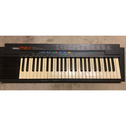 YAMAHA PSR-2 Portable Electronic Keyboard With AC Adapter 100 VB Tested Works