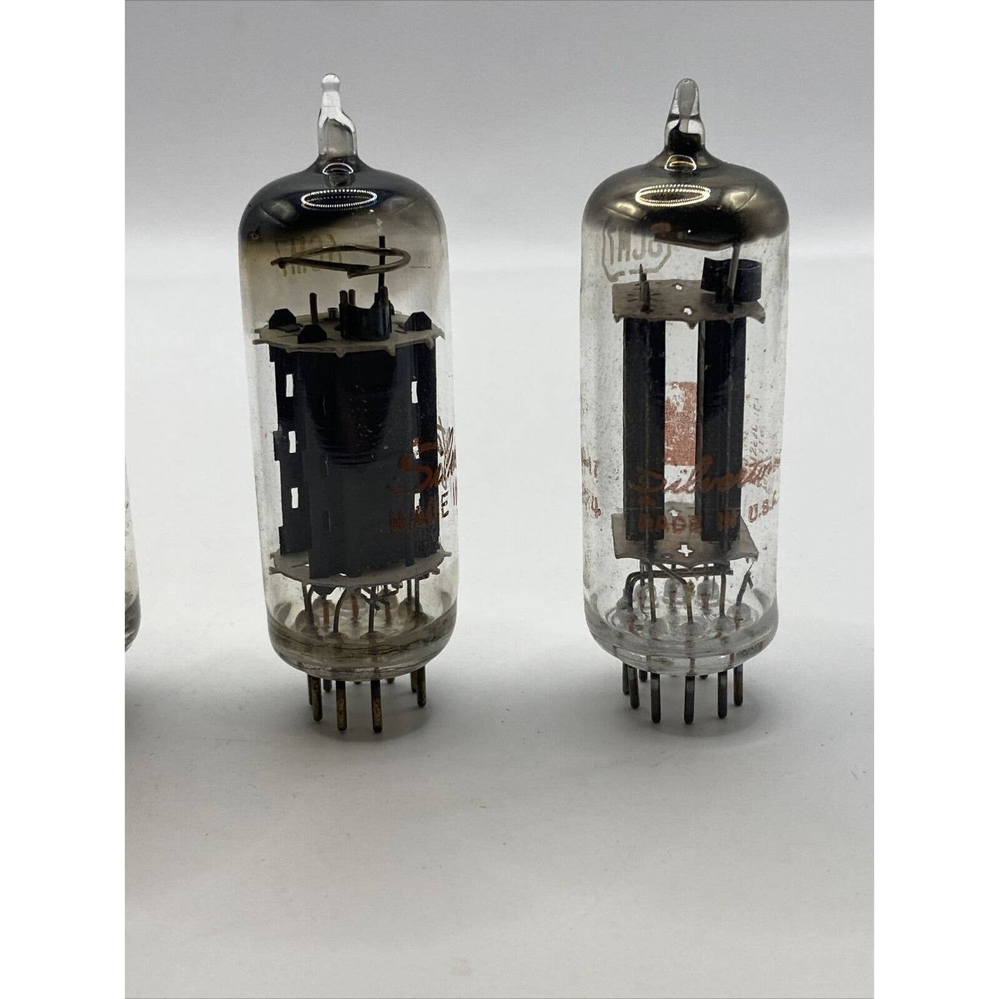 4 Silvertone 6CM7 vacuum tubes - Amp - Amplifier - Ham Radio Valves Tested!