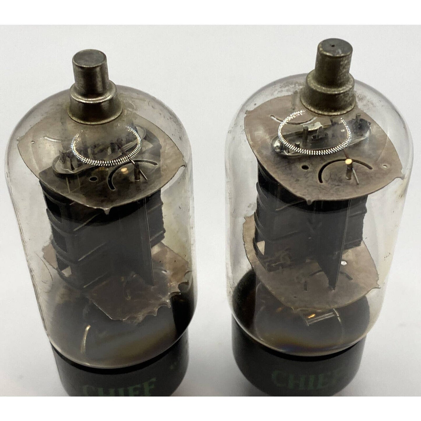 Lot of 2 Chief 6BQ6 6CU6 Vacuum Tube - Amp - Ham Radio Valves - Tested MATCHED!