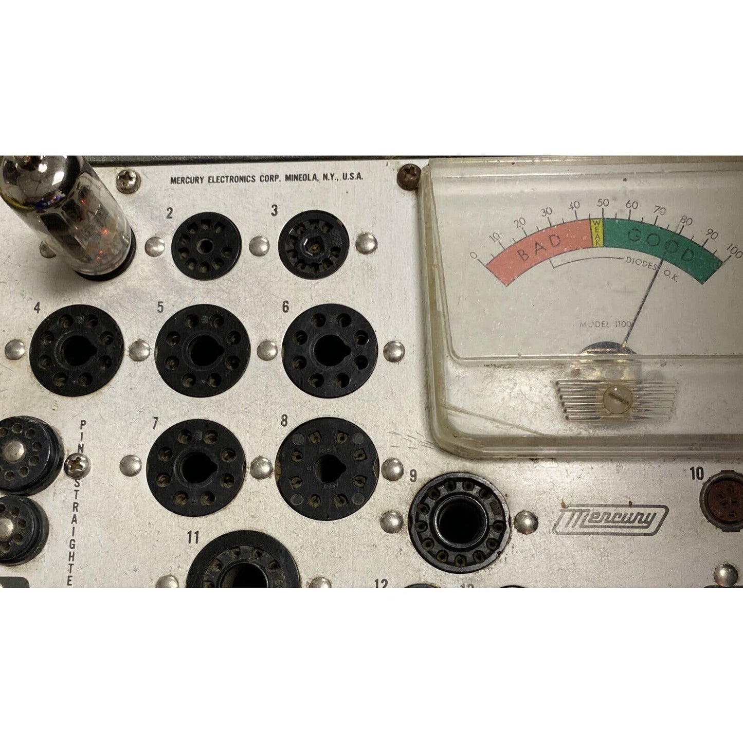 2 - Sylvania 6AM8A /6AM8 Vacuum Tube Amp Amplifier Ham Tested With Photos!