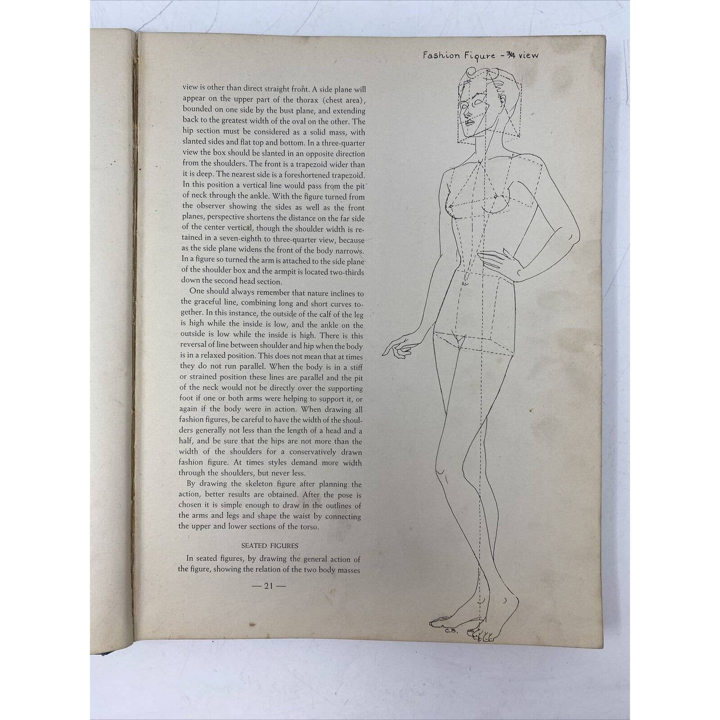 FASHION DRAWING HOW TO DO IT Doten, Hazel R and Constance Boulard 1939 Vintage