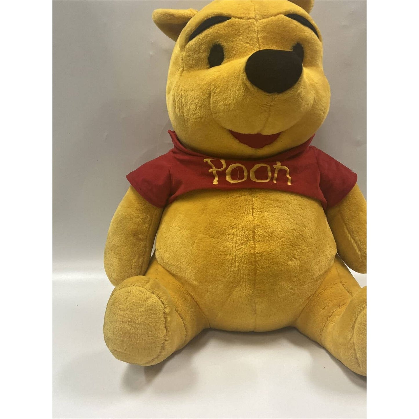 Vintage Mattel Winnie The Pooh Plush Figure Disney JUMBO 24” Stuffed Animal Toy