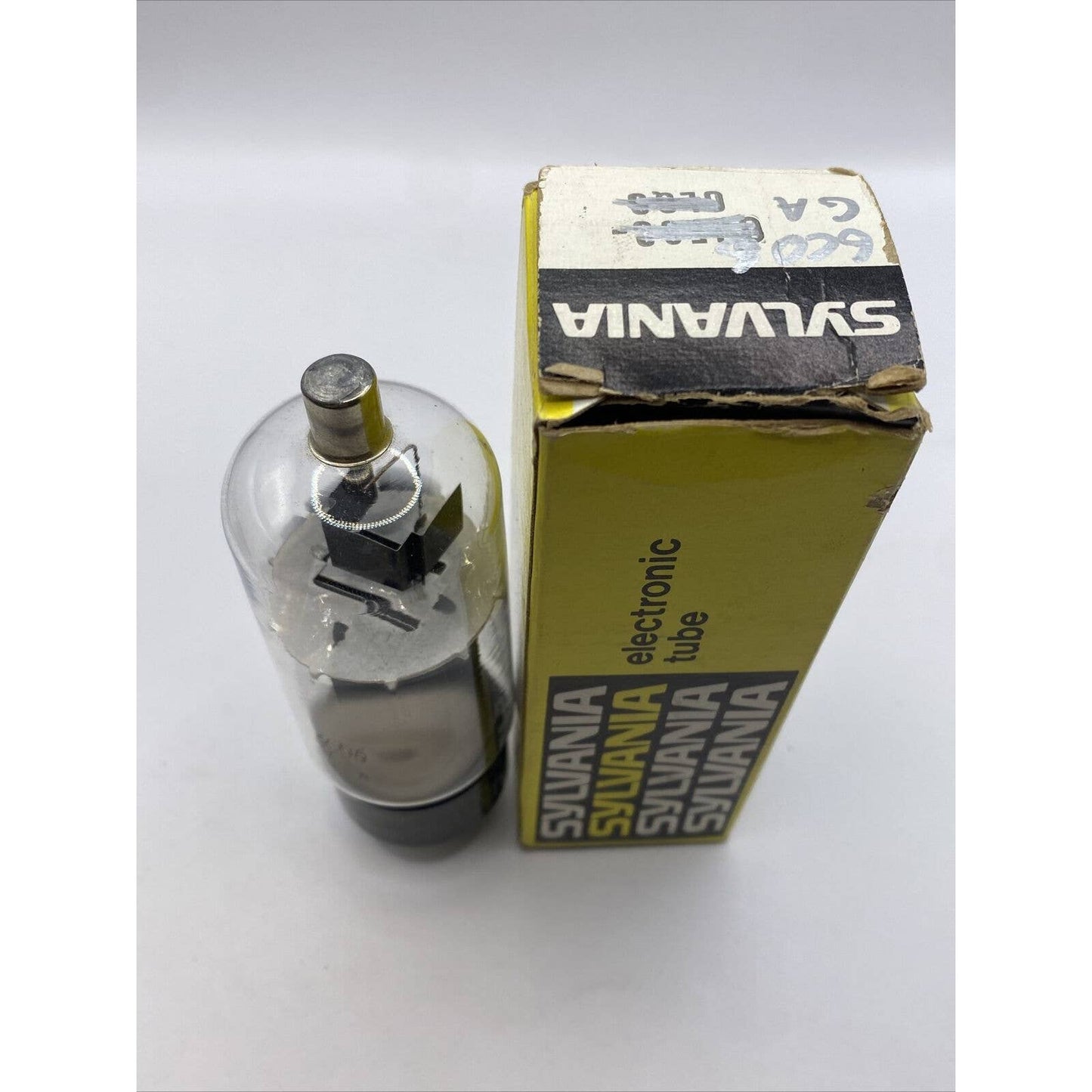 Sylvania 6CD6GA Vacuum Tube Valve Black Plate Copper - Tested With Photos!