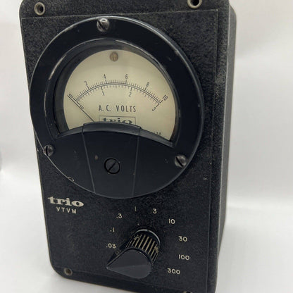 Rare Trio Vacuum Tube Voltmeter SD152 Trio Laboratories INC New York AC Volts