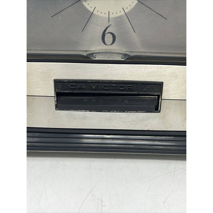Vintage 1960s Rare RCA Victor C618 Tube Clock Broadcast Radio Parts Or Repair