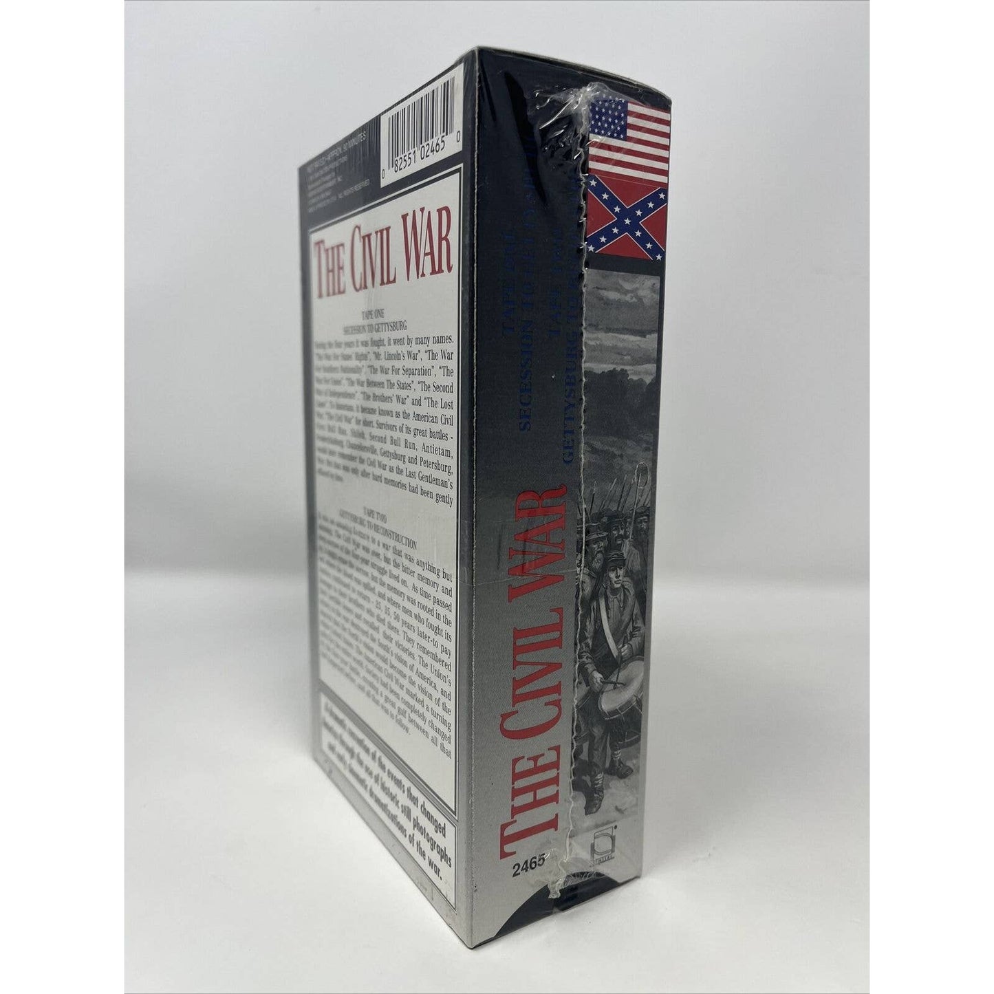 The Civil War VHS, 1991 2 Tape Set From Succession to Reconstruction New Sealed