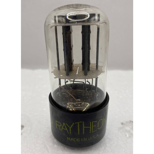 RAYTHEON 6SN7GT AUDIO VACUUM TUBE - USA - Tested With Photos