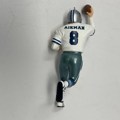 Troy Aikman Dallas Cowboy 1996 Hallmark Football Legends With Card Christmas