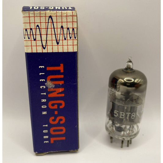 Vintage Tung-Sol Electron/ Vacuum Tube 5BT8 w/ Box TESTED With Photos!