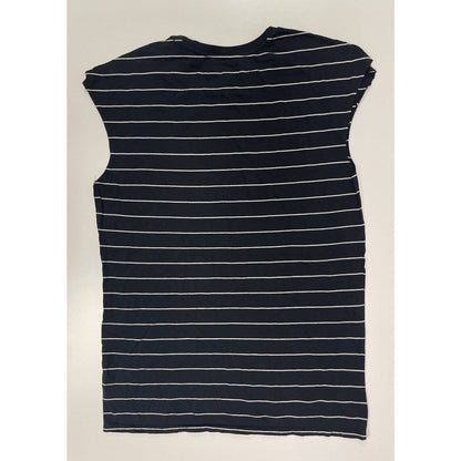 PacSun Men's Medium Distressed Black And White Sleeveless Shirt 0058 NWT NEW!