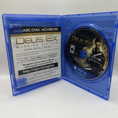 Deus Ex: Mankind Divided 2016 Day One Edition (PlayStation 4 PS4) - Complete