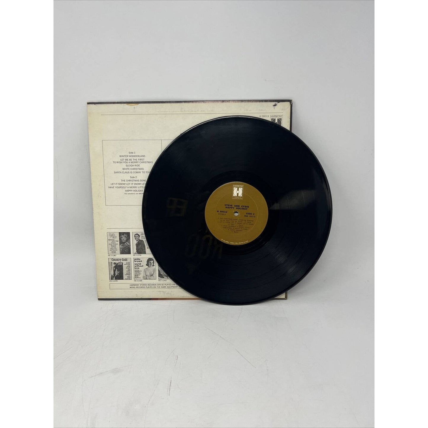 Steve & Eydie Happy Holiday Columbia Harmony Records “Winter Wonderland” Vinyl