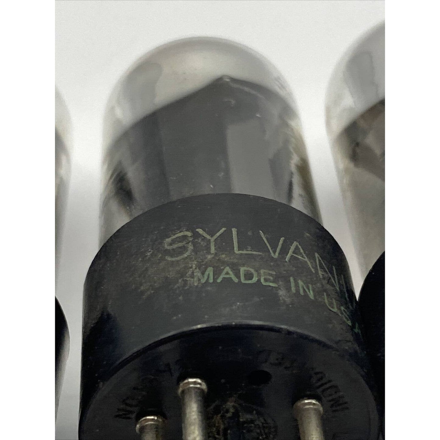 Lot of 3 - Sylvania 6W4GT Vacuum Tubes Amplifier - Ham Radio Valves TESTED
