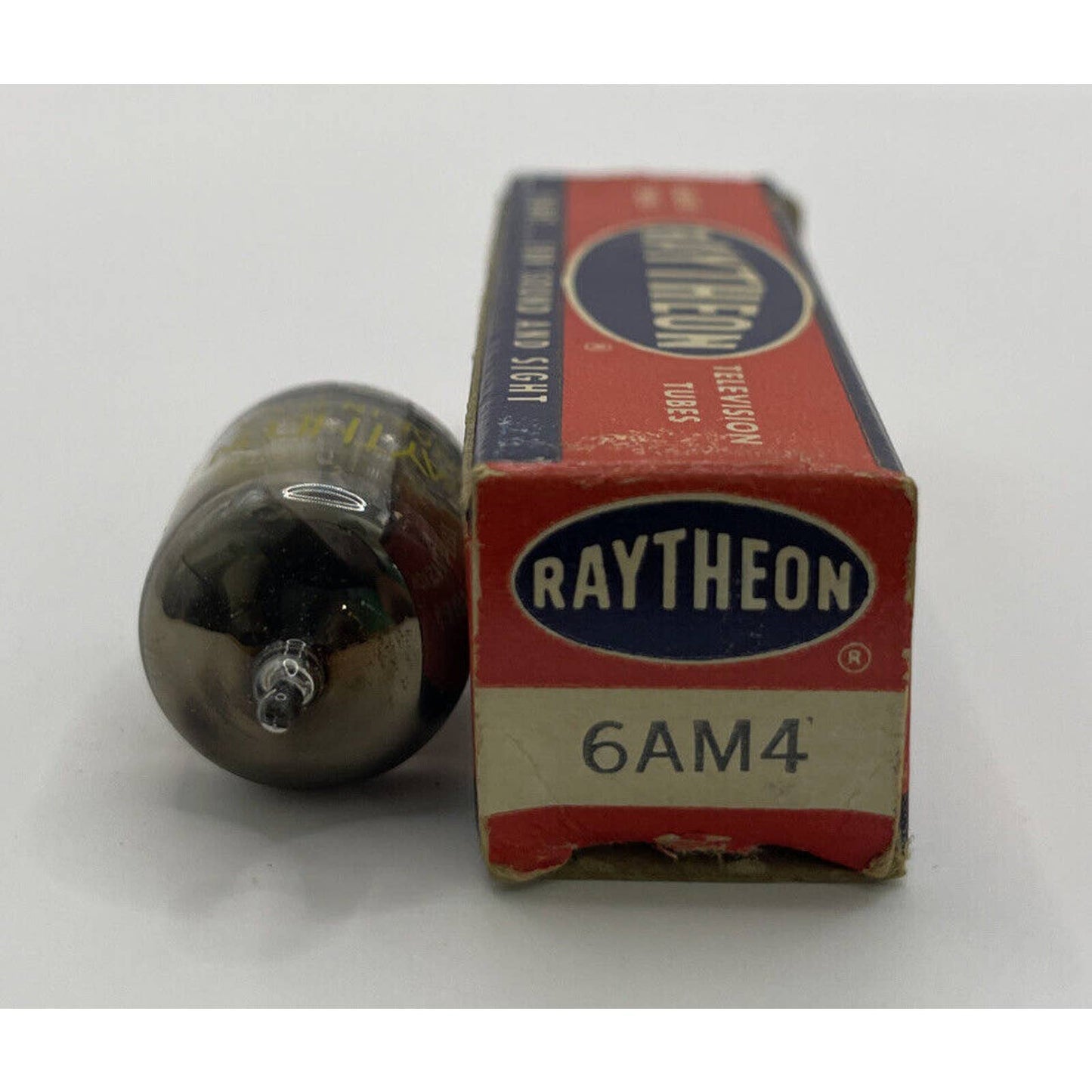 RAYTHEON 6AM4 VACUUM TUBE NOS Amplifier / Rectifier Valve