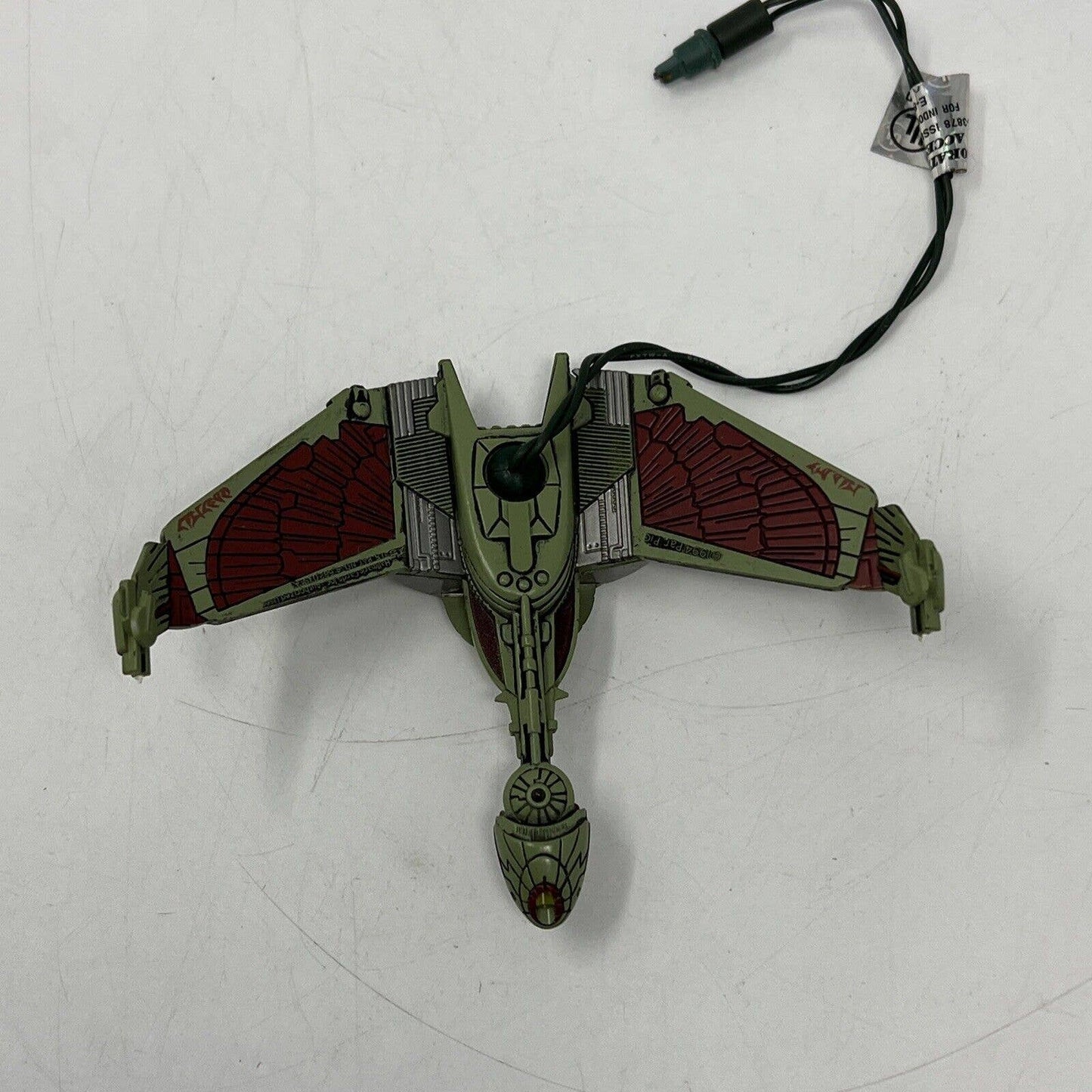 Hallmark Magic Ornament Klingon Bird Of Prey Star Trek Next Generation 1997