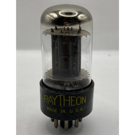 6SN7GTB Raytheon Vintage Vacuum Tubes - Amp Amplifier - Radio - Tested W Photos!