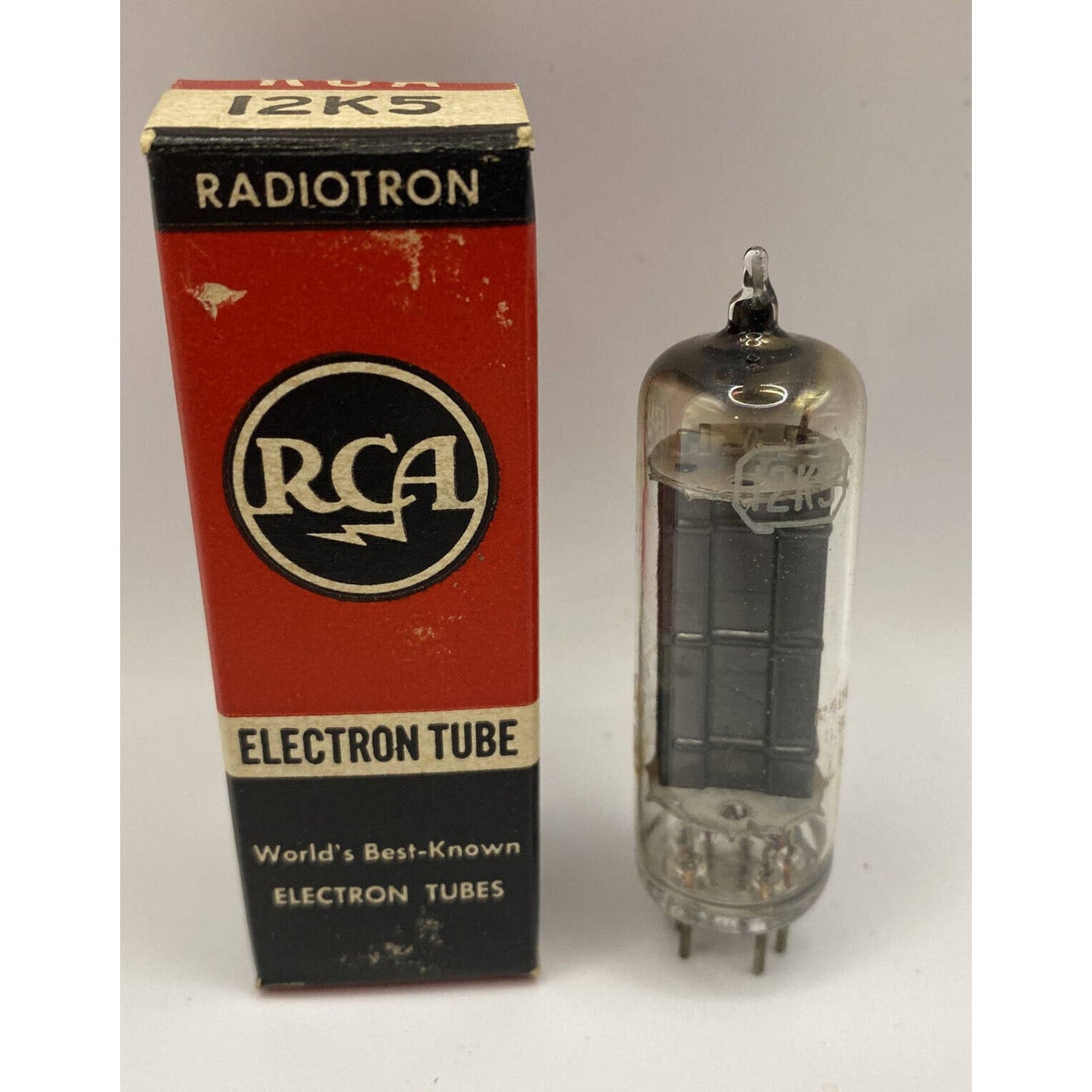 Vintage RCA 12K5 Electron Radio Tube In Box - Tested With Photos!