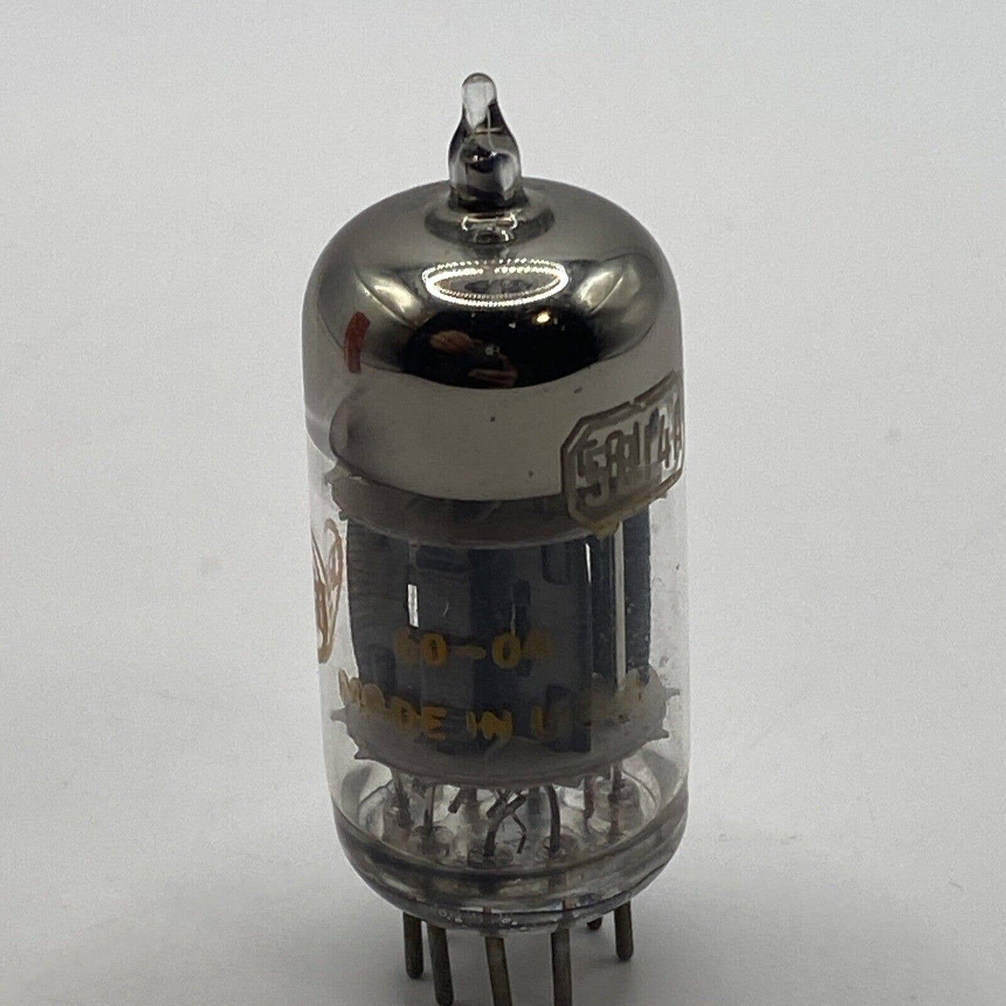 RCA 5814WA Black Plates AUDIO AMPLIFIER VACUUM TUBE Tested With Photos!