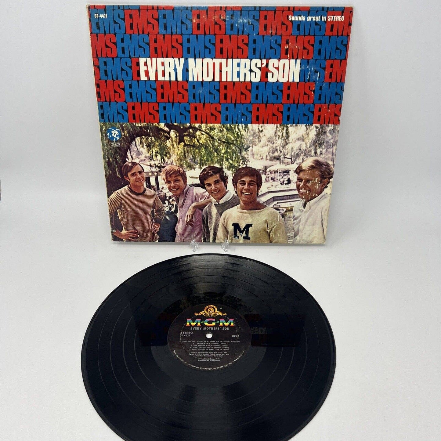 Excellent 1967 Pop Rock LP - Every Mothers' Son "1st S/T Album" MGM RECORDS Rare